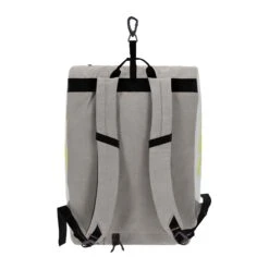Osaka Pro Tour Medium Padel Bag (Light Grey/Lime) -Tennis Equipment Store 13224 ProTourPadelBagMedium LightGrey Lime 3