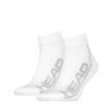 Head Stripe Quarter Socks (2-Pack, White) -Tennis Equipment Store 2partennisstromper