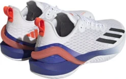 Adidas Adizero Cybersonic Mens Shoes (Cloud White/Core Black/Solar Red) -Tennis Equipment Store 630459