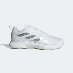 Adidas Avacourt Shoes (Cloud White/Silver Metallic/Cloud White)