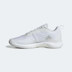 Adidas Avacourt Shoes (Cloud White/Silver Metallic/Cloud White) -Tennis Equipment Store AdidasAvacourt6