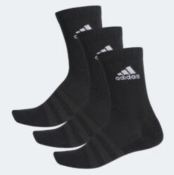 Adidas Cushioned Crew Strømper (3-Pack, Black)