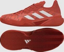 Adidas Barricade CC (Mens, Red) Padel Shoes -Tennis Equipment Store Barricade1