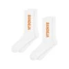 Cuera Padel Crew Socks (2-pack, White) -Tennis Equipment Store CueraPadelCrewStromper 2 pak hvid
