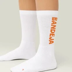 Cuera Padel Crew Socks (2-pack, White) -Tennis Equipment Store CueraPadelCrewStromper 2 pak hvid 2