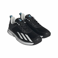 Adidas Courtflash Speed Shoes (Black) 12 Adidas Courtflash Speed Shoes (Black) -Tennis Equipment Store HQ8482 6 FOOTWEAR Photography FrontLateralTopView transparent