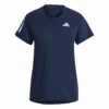 Adidas Club Tee Women (Navy) -Tennis Equipment Store HS1447 1 APPAREL Photography FrontView transparent