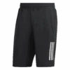 Adidas Club 3-Stripe "9 Shorts (Black) -Tennis Equipment Store HS3253 1 APPAREL Photography FrontView transparent