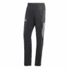 Adidas 3-Stripe Knitted Pants (Black) -Tennis Equipment Store HT7180 1 APPAREL Photography FrontView transparent