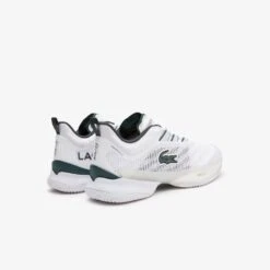 Lacoste Ultra Padel Shoes (White/Dark Green) -Tennis Equipment Store Lacostesko darkgreen5
