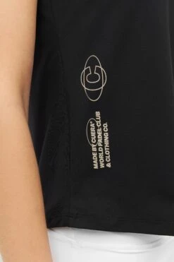 Cuera Oncourt WPC Tank Top (Black) -Tennis Equipment Store OncourtWPCTankBlack4