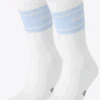 Osaka Socks 2-pack (White/Light Blue) -Tennis Equipment Store OsakaBla