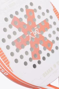 Osaka Vision Aero Control 2023 Padelbat (White/Peach) -Tennis Equipment Store OsakaVisionAeroControl3