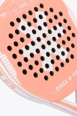 Osaka Vision Control 2023 Padelbat (Peach/White) -Tennis Equipment Store OsakaVisionControlPeach3
