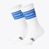 Osaka Socks 2-pack (White/Danube Blue)
