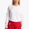 Osaka Women's Training Tee Long Sleeve (White) -Tennis Equipment Store Osakawomenstrainingteelongsleeve hvid