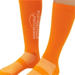 Cuera Premium Padel Sports Socks (Orange) -Tennis Equipment Store PremiumPadelSportSocksOrange3