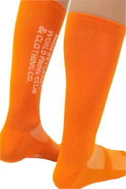 Cuera Premium Padel Sports Socks (Orange) -Tennis Equipment Store PremiumPadelSportSocksOrange5