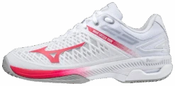 Mizuno Exceed Tour 4 AC Women Padel Shoes (White/Red) -Tennis Equipment Store SH 61GA207164 00