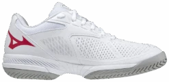 Mizuno Exceed Tour 4 AC Women Padel Shoes (White/Red) -Tennis Equipment Store SH 61GA207164 03