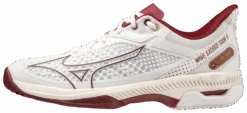 Mizuno Wave Exceed Tour 5 AC Women Padel Shoes (White/Cabernet/Papyrus) -Tennis Equipment Store SH 61GA227164 00 2000