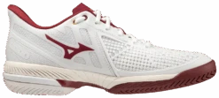 Mizuno Wave Exceed Tour 5 AC Women Padel Shoes (White/Cabernet/Papyrus) -Tennis Equipment Store SH 61GA227164 03 2000