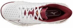 Mizuno Wave Exceed Tour 5 AC Women Padel Shoes (White/Cabernet/Papyrus) -Tennis Equipment Store SH 61GA227164 04 2000
