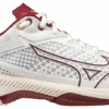 Mizuno Wave Exceed Tour 5 AC Women Padel Shoes (White/Cabernet/Papyrus) -Tennis Equipment Store SH 61GA227164 06 2000