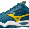 Mizuno Wave Intense Tour 5 CC Mens Padel Shoes (Petroleum Green)