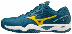 Mizuno Wave Intense Tour 5 CC Mens Padel Shoes (Petroleum Green)