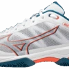 Mizuno Exceed Light CC Mens Padel Shoes (White/Orange) -Tennis Equipment Store SH 61GC222030 00