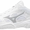 Mizuno Breakshot 3 CC Padel Shoes (Womens, White) -Tennis Equipment Store breakshot 3 w cc 1