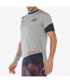 Bullpadel Ricione T-shirt (Grey) -Tennis Equipment Store camiseta bullpadel ricione gris medio vigore 1