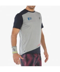 Bullpadel Ricione T-shirt (Grey) -Tennis Equipment Store camiseta bullpadel ricione gris medio vigore 2