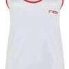 Nox Women's Top (White With Red Logo)