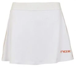 Nox Skirt (White With Red Logo)