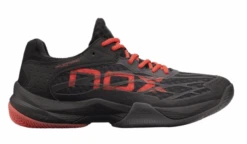 Nox AT10 Luxury Padel Shoes (Black/Red)