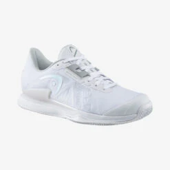 Head Sprint Pro 3.5 Clay Women Padel Shoes (White/Iridescent)