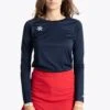Osaka Women's Training Tee Long Sleeve (Navy) -Tennis Equipment Store training tee long sleeve navy women front 2000x2000.progressive 65905173 229d 400c aee4 7a8e4631ee4f