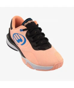 Bullpadel Flowhybrid Fly 22v Padel Shoes (Neon Salmon) -Tennis Equipment Store zapatilla bullpadel flow hybrid fly 22v salmon fluor 2
