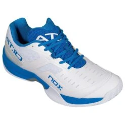 Nox AT10 Padel Shoes (White/Sea Navy) -Tennis Equipment Store zapatillas de padel nox at10 blancoazul calat10seanvy36 8436567663075 290995 1800x1800 e14784b3 4aba 401f b74e c3de2740ffbf
